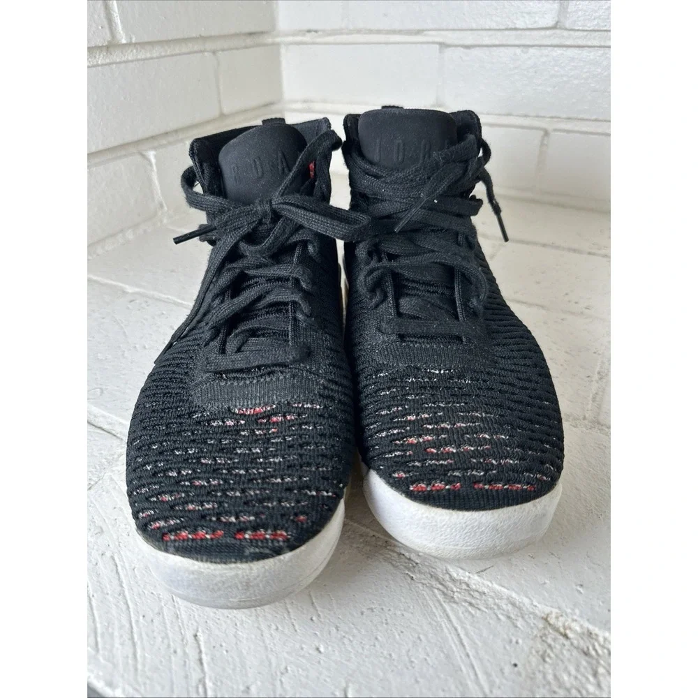Jordan Airknit Elevation 23 Sneakers Men's Size 8 Black Red AJ8207-023